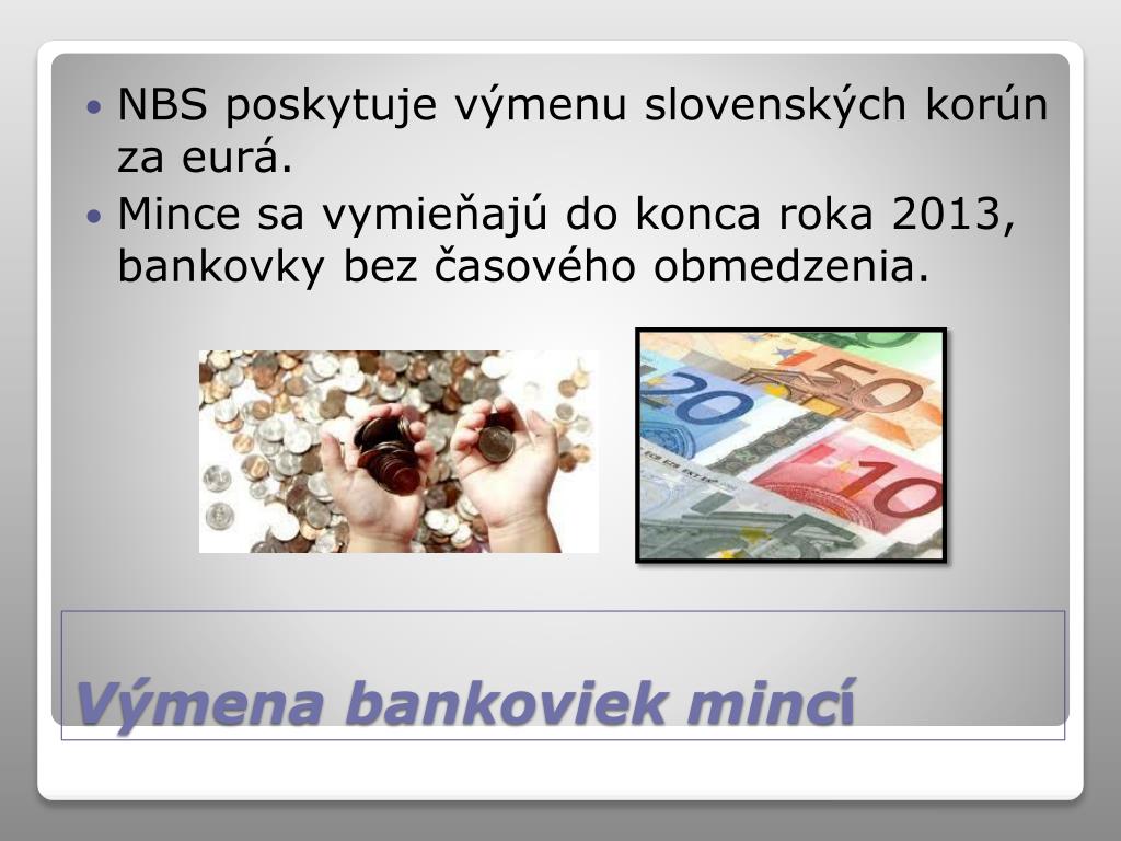 PPT - Národná banka Slovenska ... služby pre verejnosť PowerPoint ...