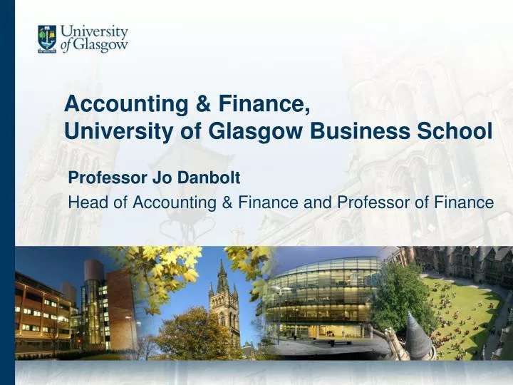 phd in finance glasgow university