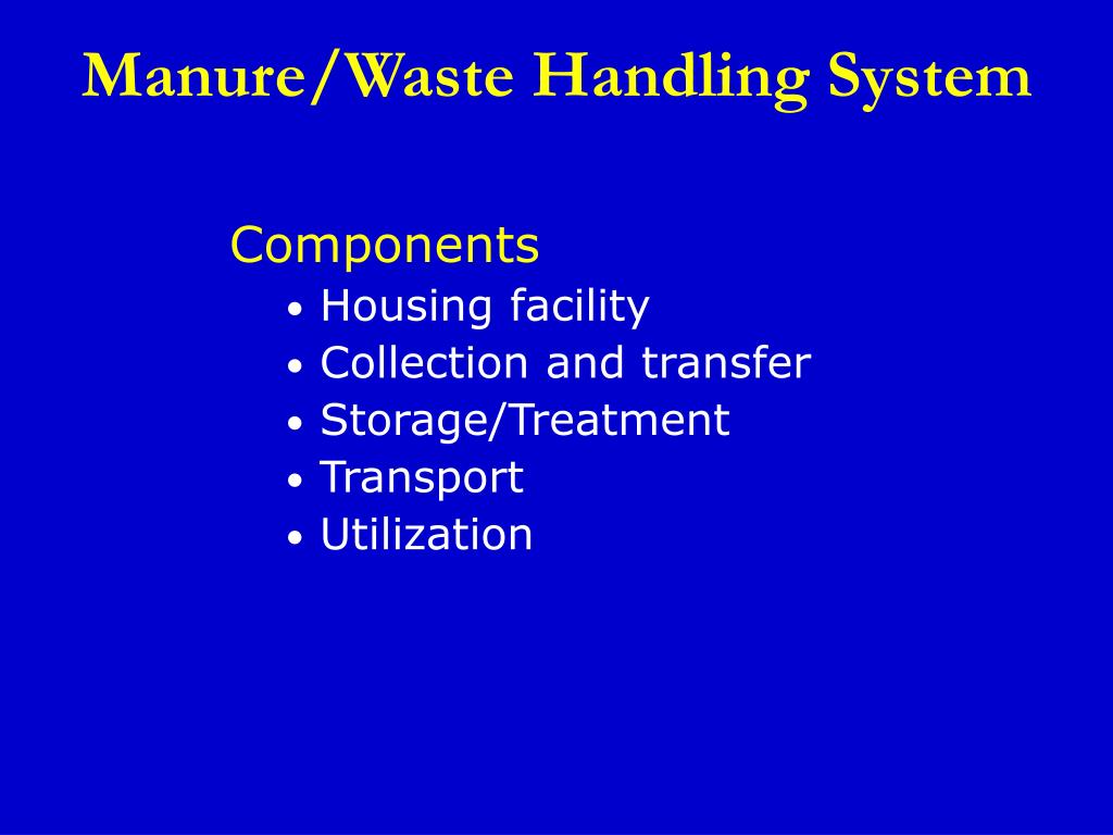 PPT - Animal Waste Management PowerPoint Presentation, free download -  ID:4269317