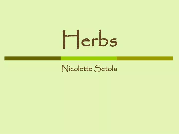 herbs n.