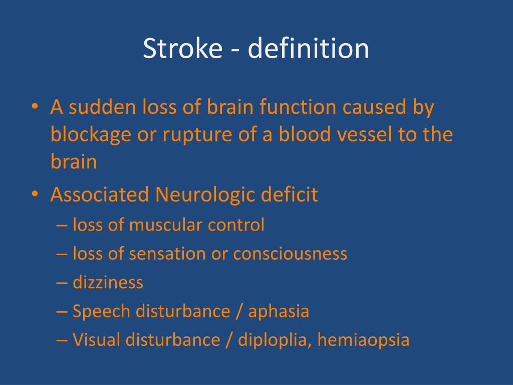stroke definition