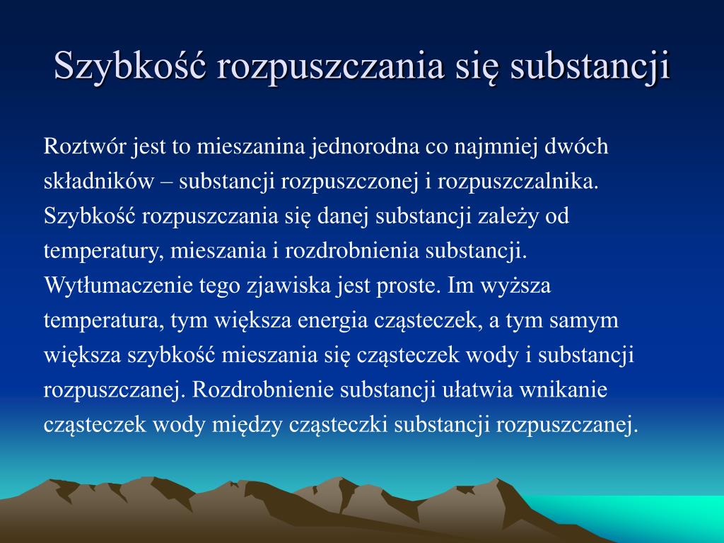 Dlaczego Jedne Substancje Rozpuszczają Się W Wodzie A Inne Nie PPT - Woda i roztwory wodne PowerPoint Presentation, free download - ID