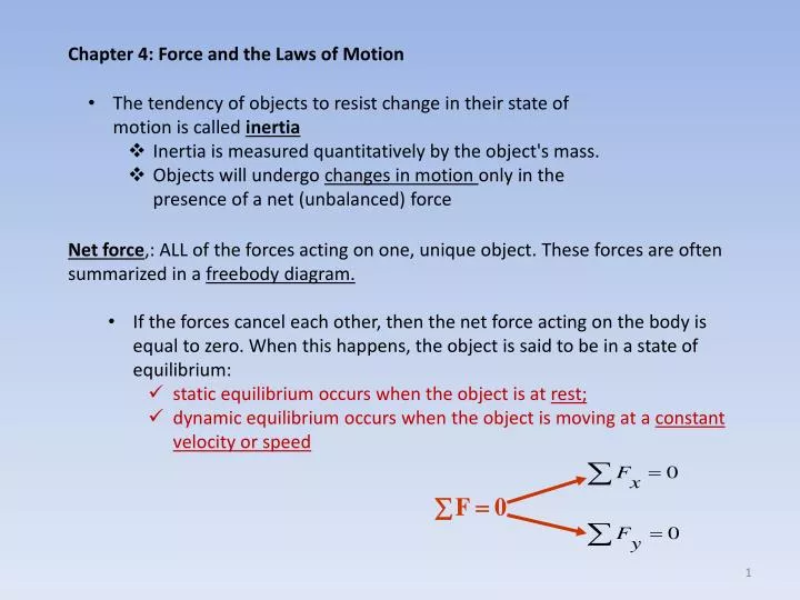 Tendency Of An Object To Resist A Change In Motion PPT - The tendency of objects to resist change in their state of motion
