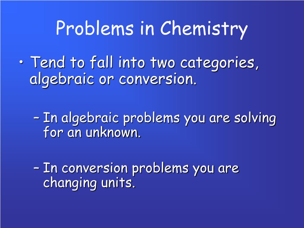 problem solving in chemistry pdf