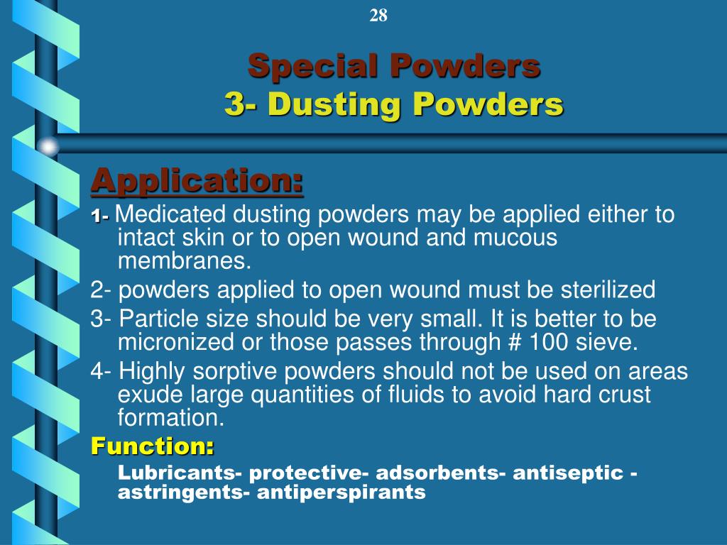 PPT POWDERS PowerPoint Presentation, free download ID4272112