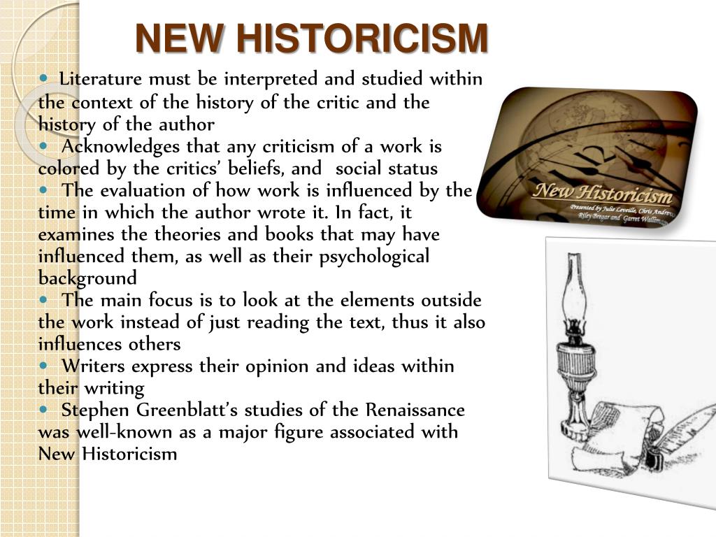 research topics on new historicism