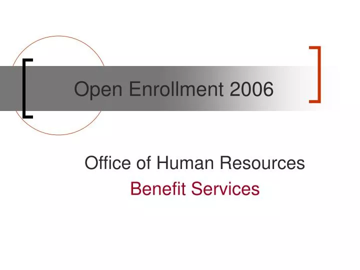 open enrollment 2006 n.