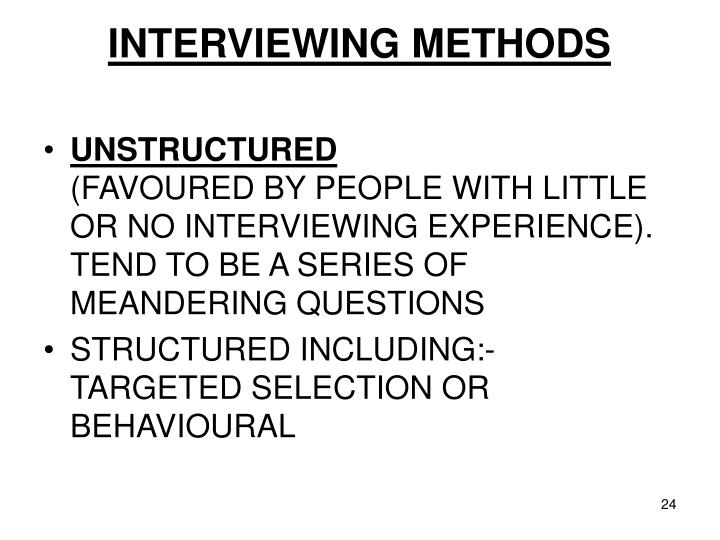 ppt event human resource management powerpoint presentation id targeted selection interviewing