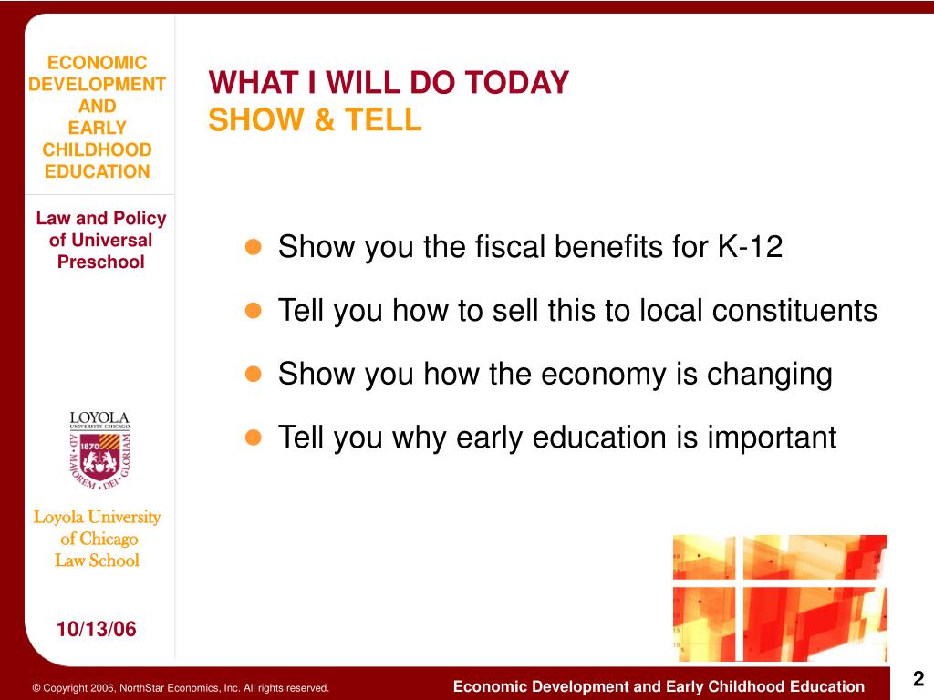PPT - ECONOMIC DEVELOPMENT AND EARLY CHILDHOOD EDUCATION PowerPoint ...