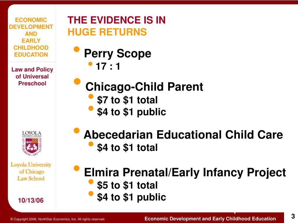 PPT - ECONOMIC DEVELOPMENT AND EARLY CHILDHOOD EDUCATION PowerPoint ...