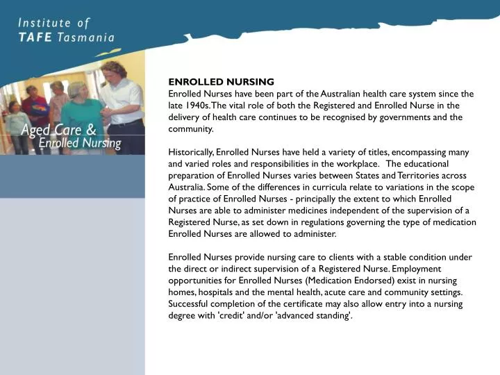 Ppt - Enrolled Nursing Powerpoint Presentation, Free Download - Id:4279234