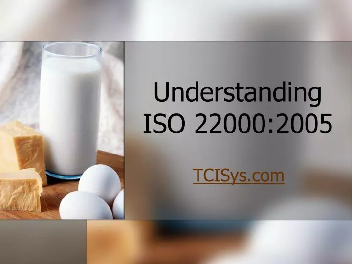 understanding iso 22000 2005 n.
