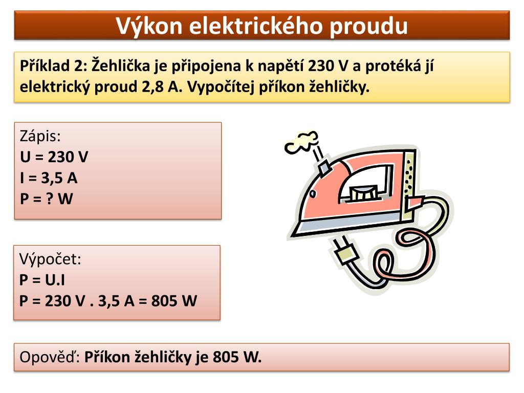 PPT - Výkon elektrického proudu PowerPoint Presentation, free download -  ID:4280682