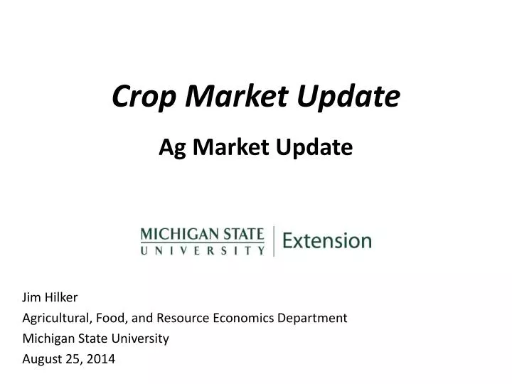 crop market update ag market update n.