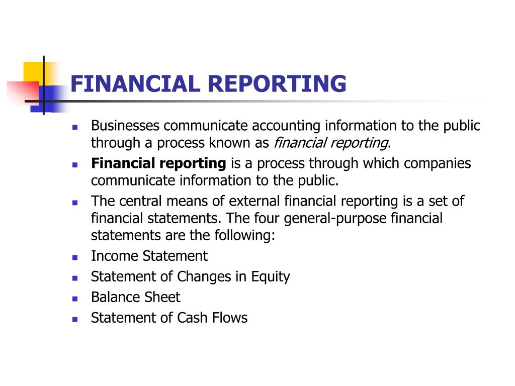 meaning of presentation in accounting