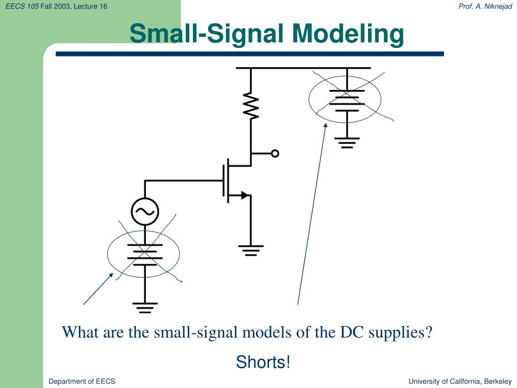 PPT - Lecture 16: Small Signal Amplifiers PowerPoint Presentation, free ...