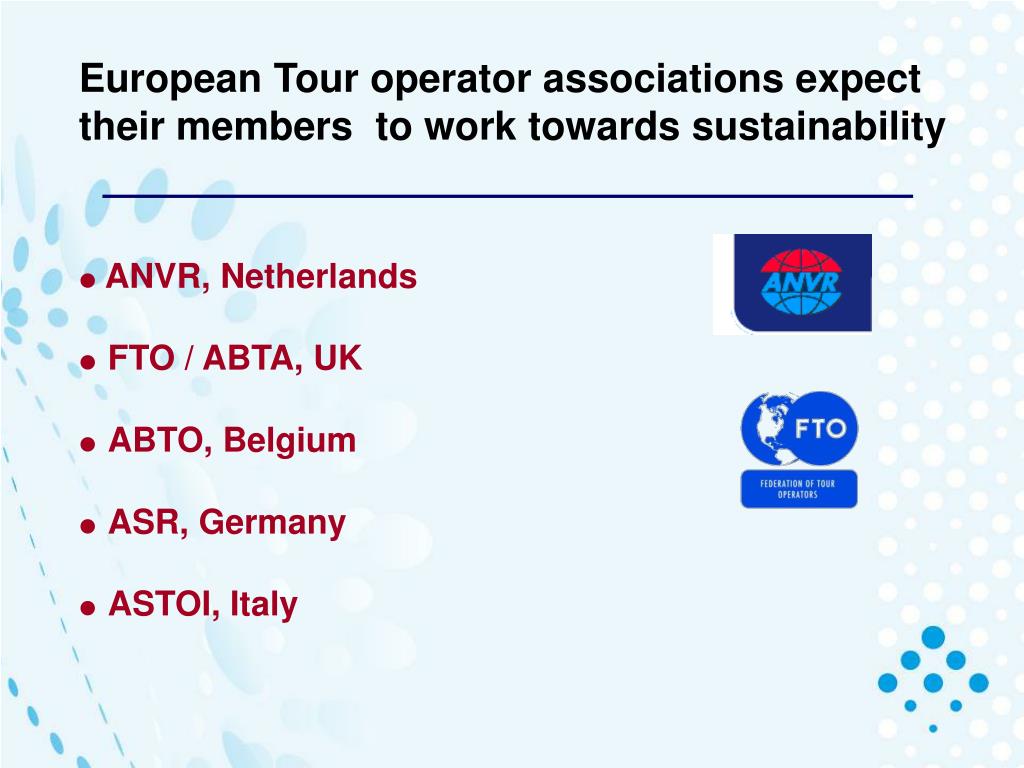 Ppt 5 Tour Operators And Sustainability Powerpoint Presentation Ppt 5 Tour Operators And Sustainability Powerpoint Presentation