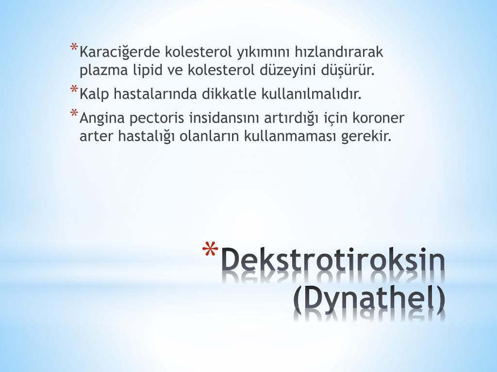 PPT - ANTİHİPERLİPİDEMİK İLAÇLAR PowerPoint Presentation, free download -  ID:4284523