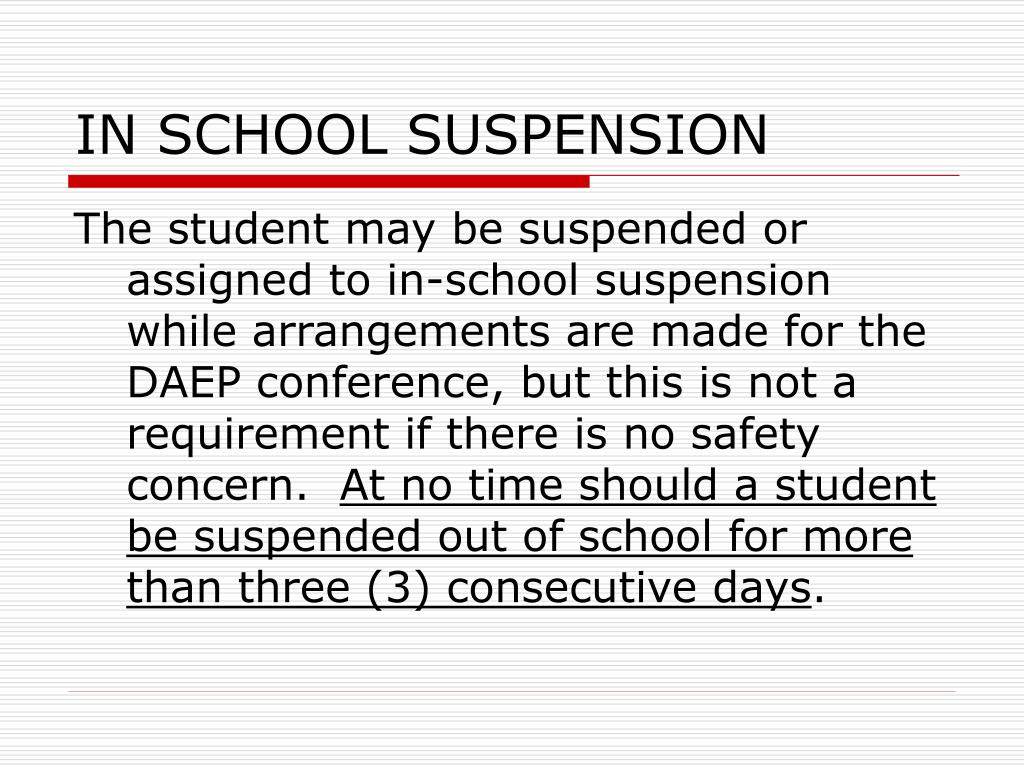 why in school suspension doesn't work