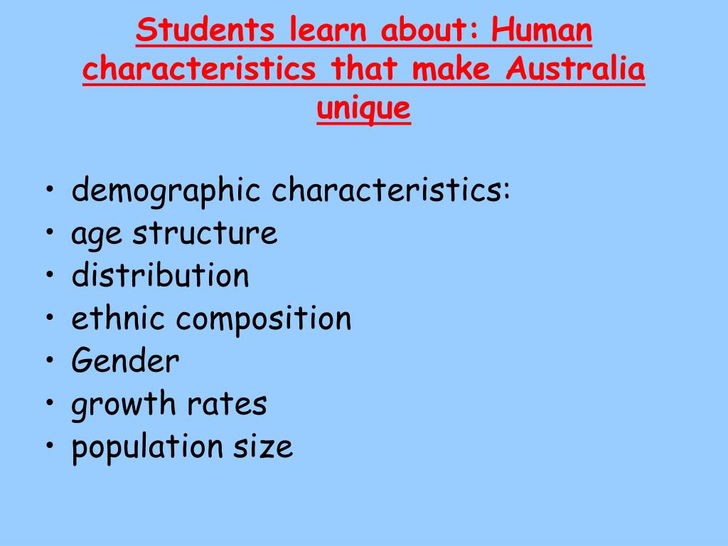 PPT Australia's Unique Human Presentation - ID:4285315