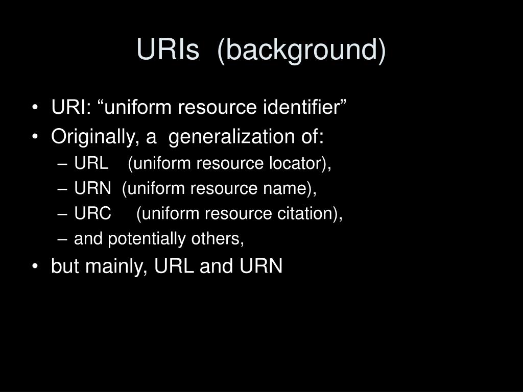 How the Domain Name System Works - URI- URN - URL - URC