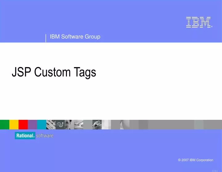 PPT JSP Custom Tags PowerPoint Presentation, free download ID4285891