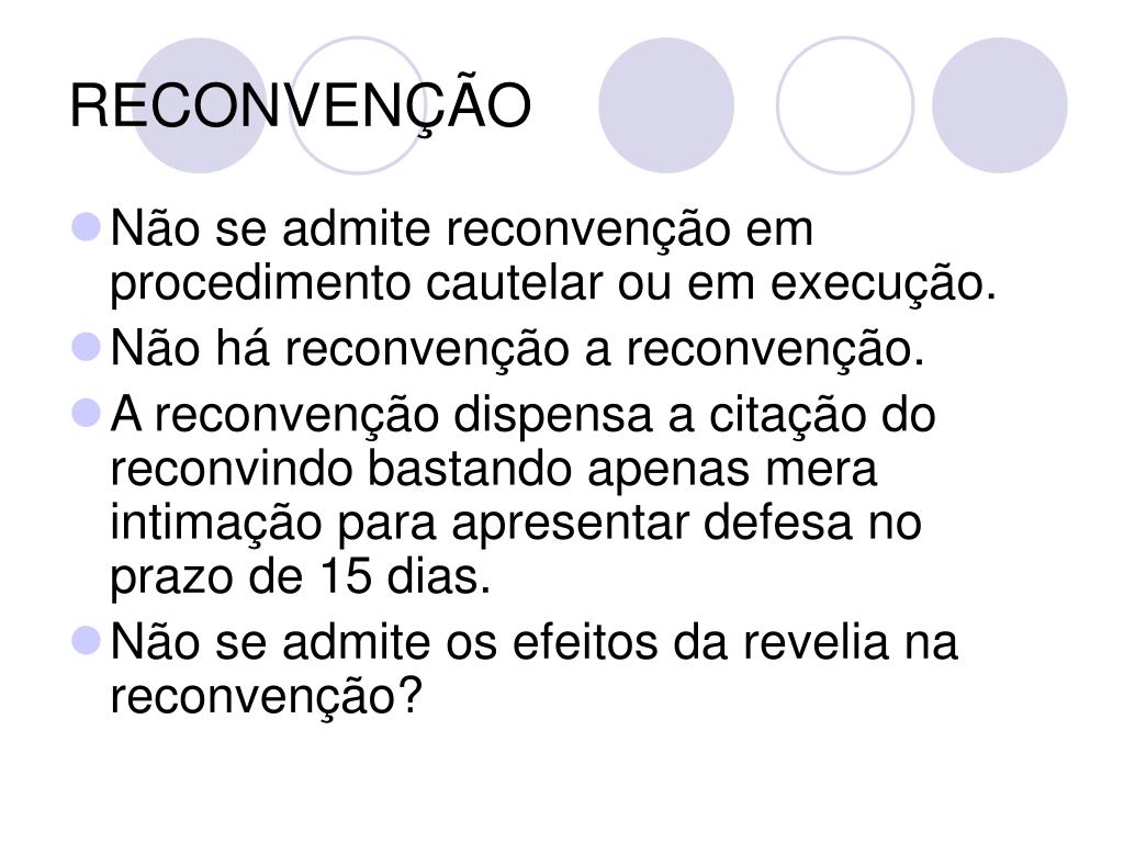 Não juntada de preposição gera revelia?