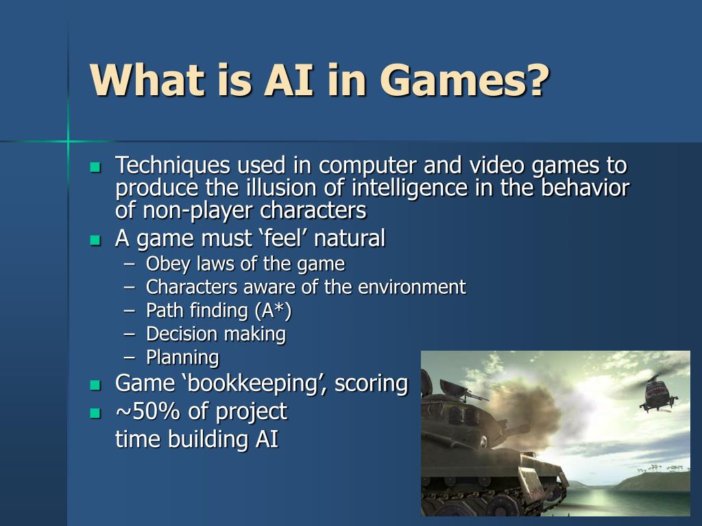 Ppt - artificial intelligence in games powerpoint presentation, free  download - id:4287911