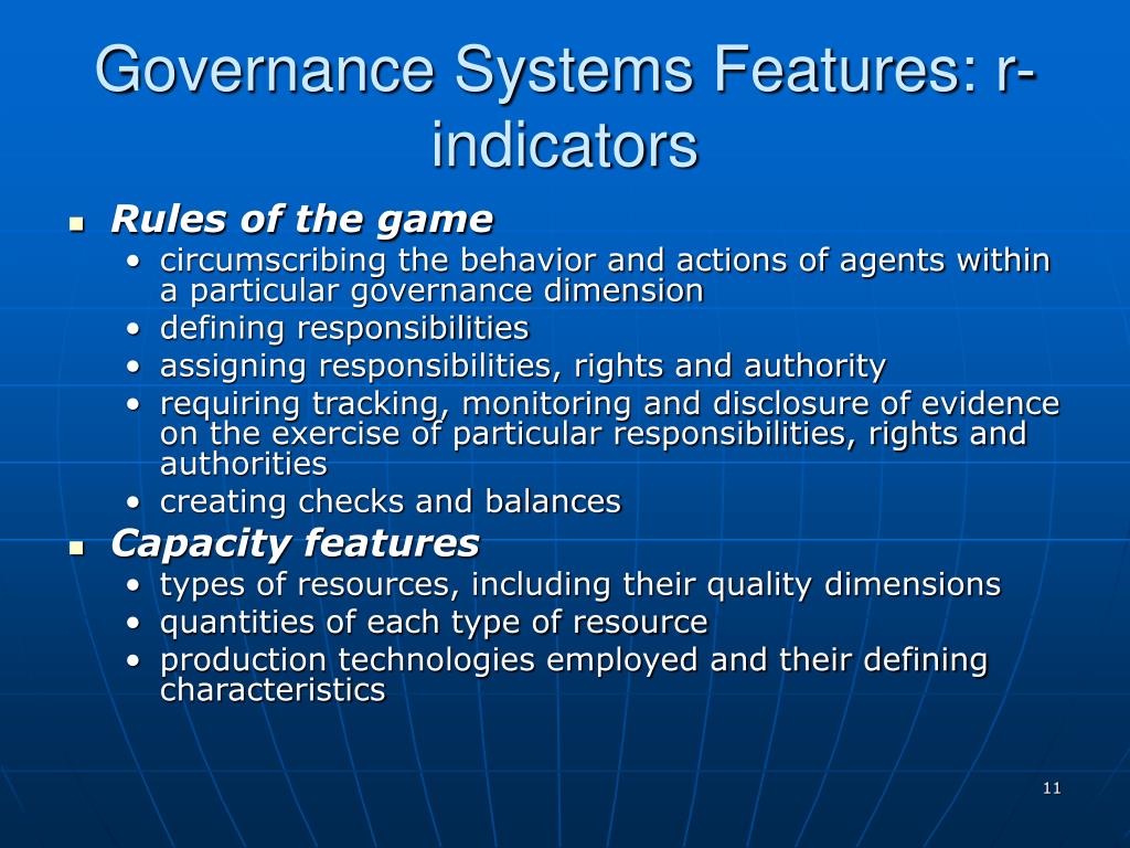PPT Actionable Governance Indicators Purposes, Concepts and