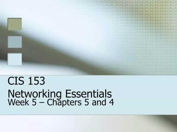 PPT - CIS 153 Networking Essentials PowerPoint Presentation, free download  - ID:4290371