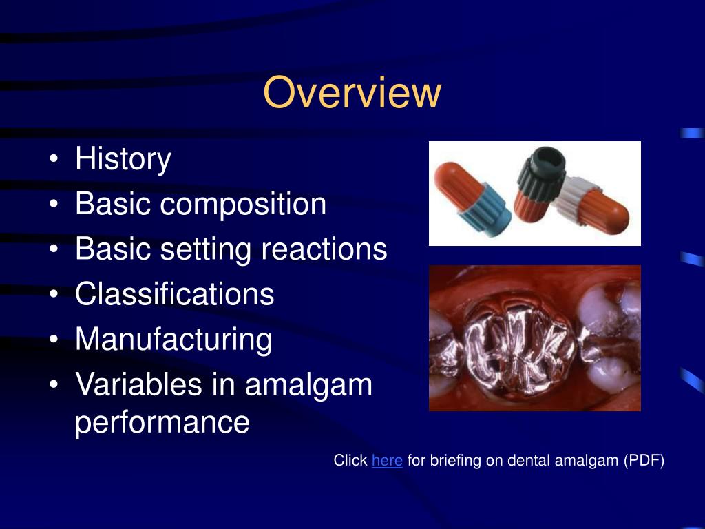 PPT Dental Amalgam PowerPoint Presentation, free download ID4290502