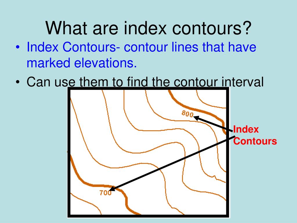 whats a contour interval