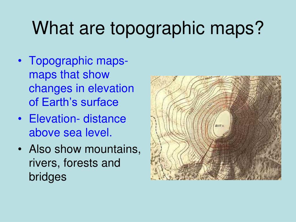 Characteristics Of A Topographic Map Map Of World