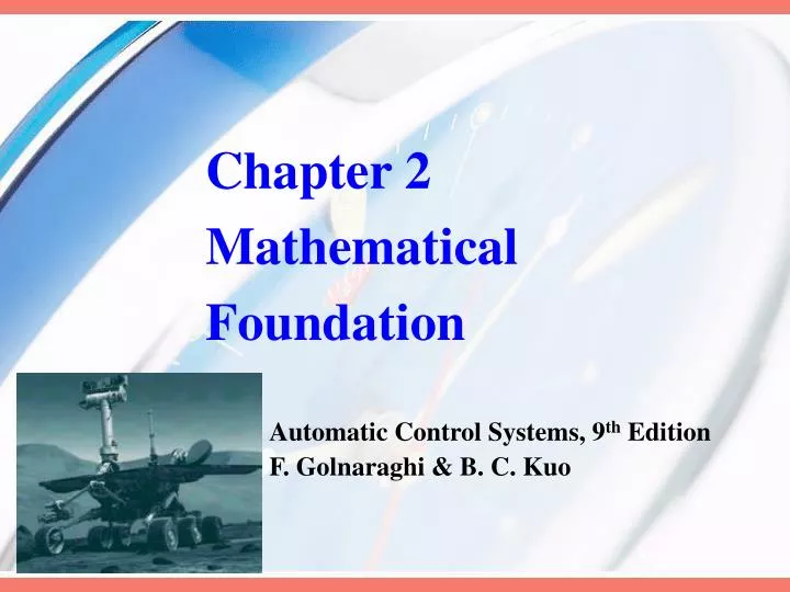 chapter 2 mathematical foundation n.