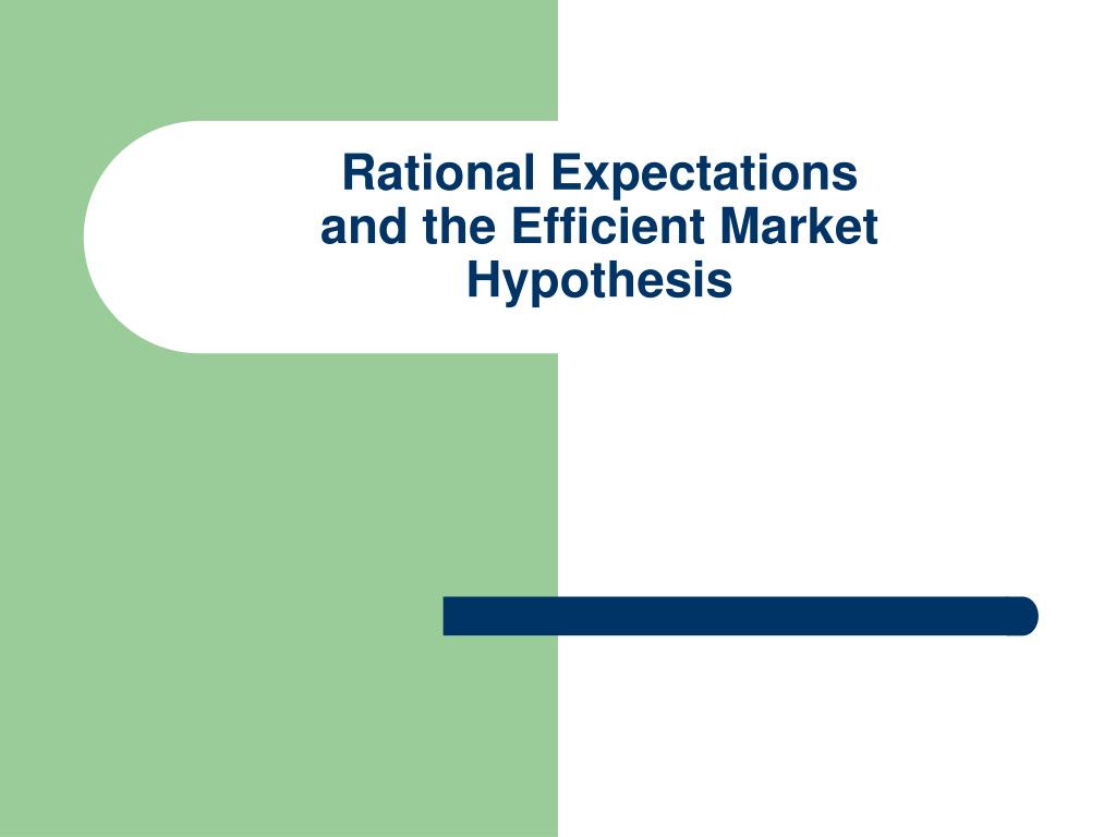 expectations hypothesis