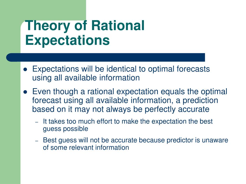 Rational expectations theory