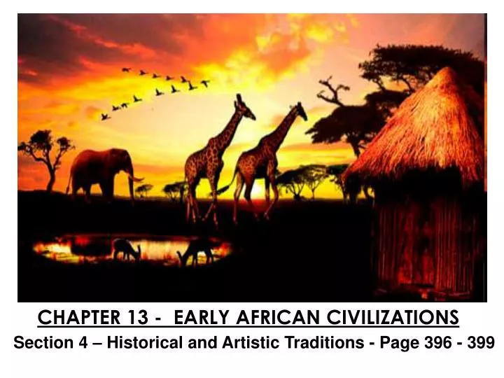 african civilization powerpoint presentation