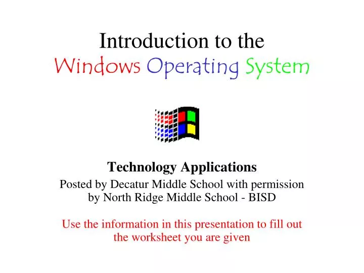 presentation on windows operating system