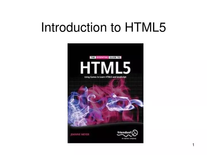 introduction to html5 n.