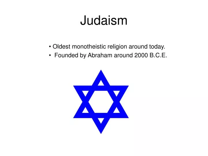 PPT - Judaism PowerPoint Presentation, Free Download - ID:4292433