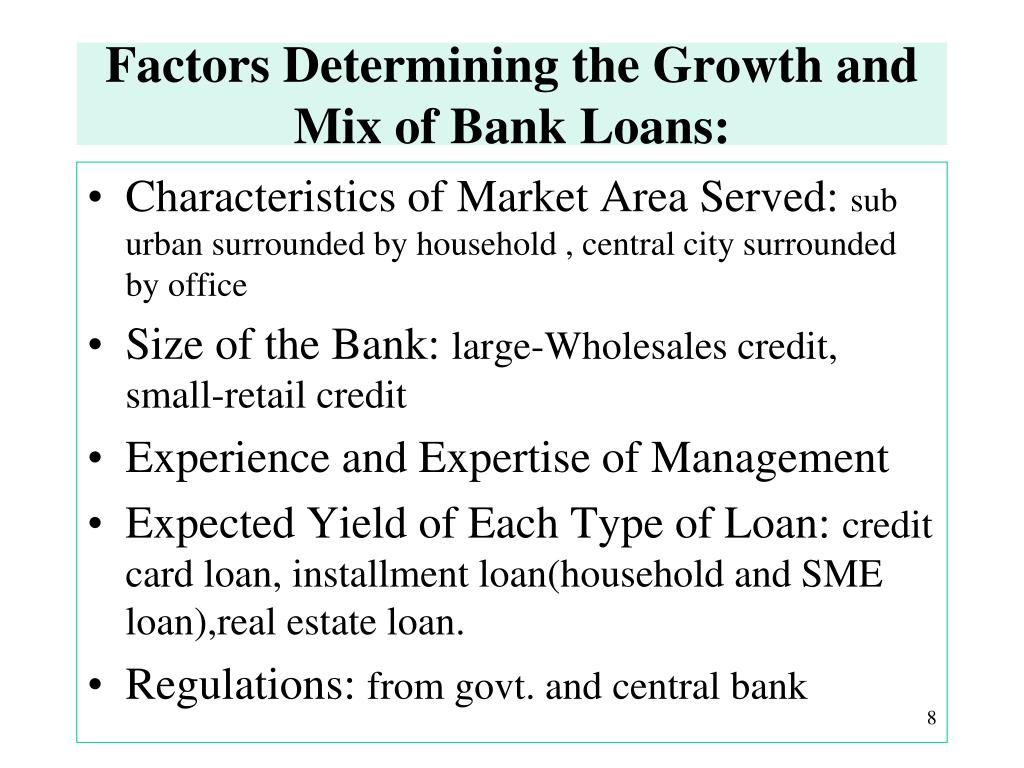 PPT - BANKS LENDING: POLICIES &amp; PROCEDURE PowerPoint ...