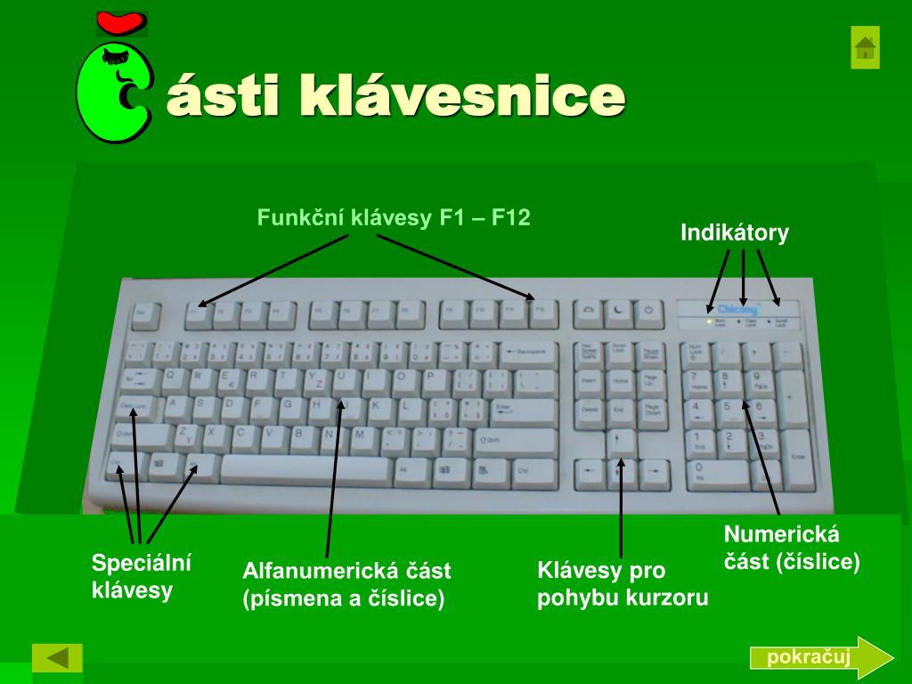 PPT - Klávesnice PowerPoint Presentation, free download - ID:4294282