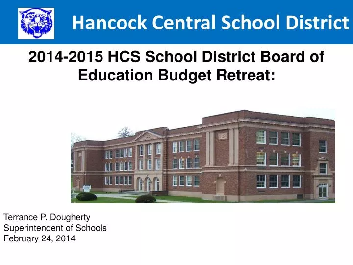 PPT Hancock Central School District PowerPoint Presentation, free