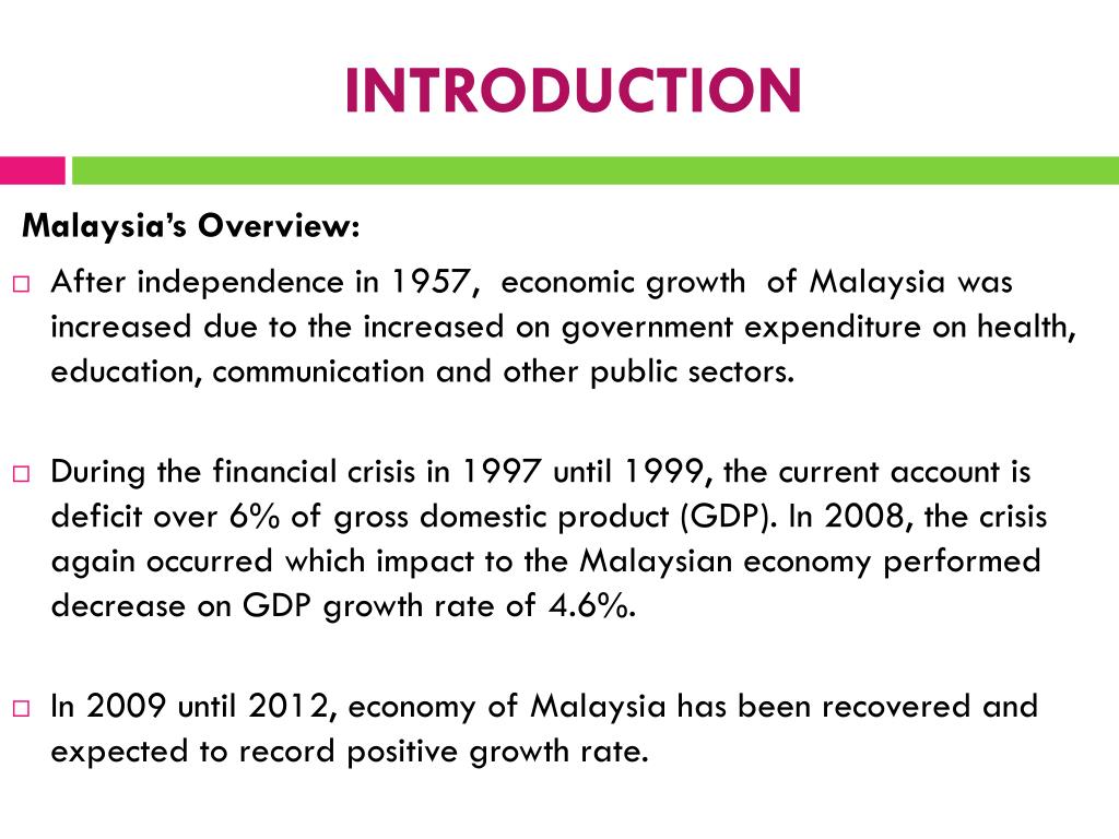 PPT - The Impact Of Government Sectoral Expenditure On Malaysia’s ...