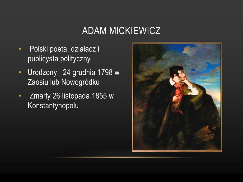 Cechy Pana Tadeusza Jako Epopei Narodowej PPT - Wielcy ludzie w epopei narodowej „pan tadeusz” adama mickiewicza