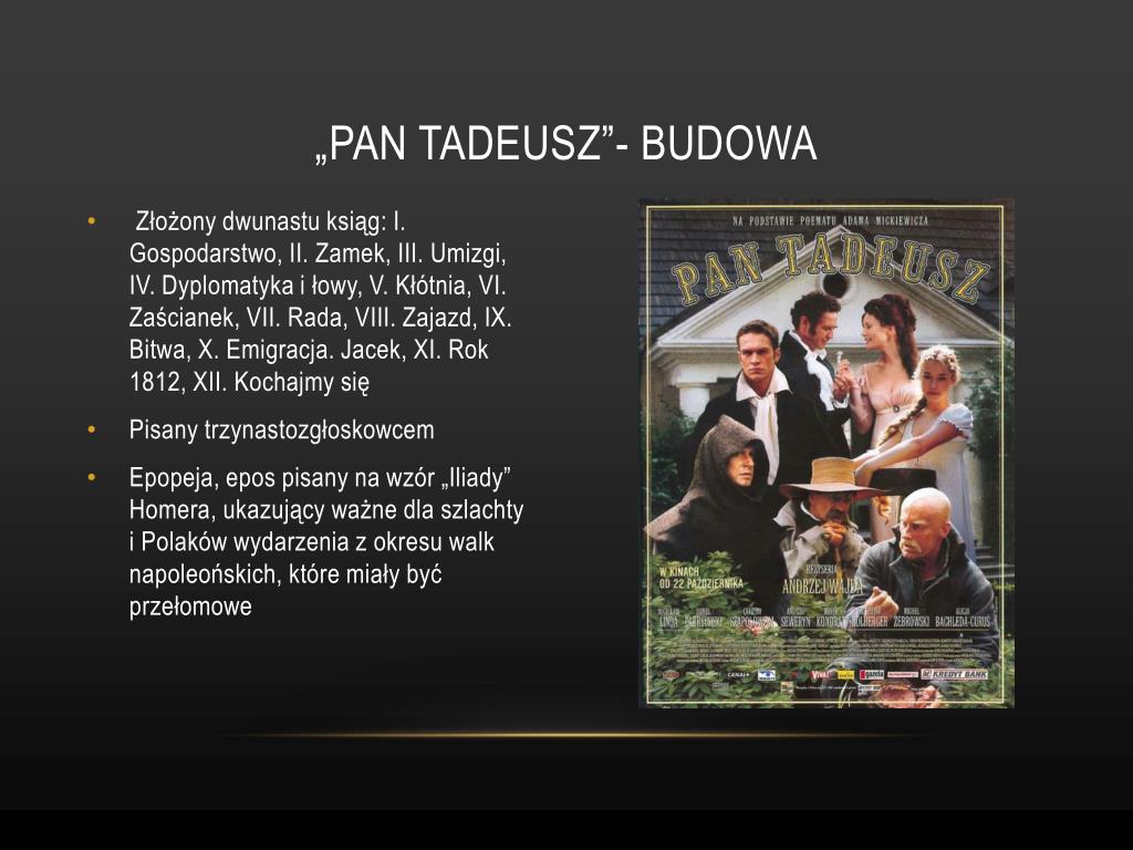 Kim Był Stolnik W Panu Tadeuszu Cechy Epopei W Panu Tadeuszu - Margaret Wiegel