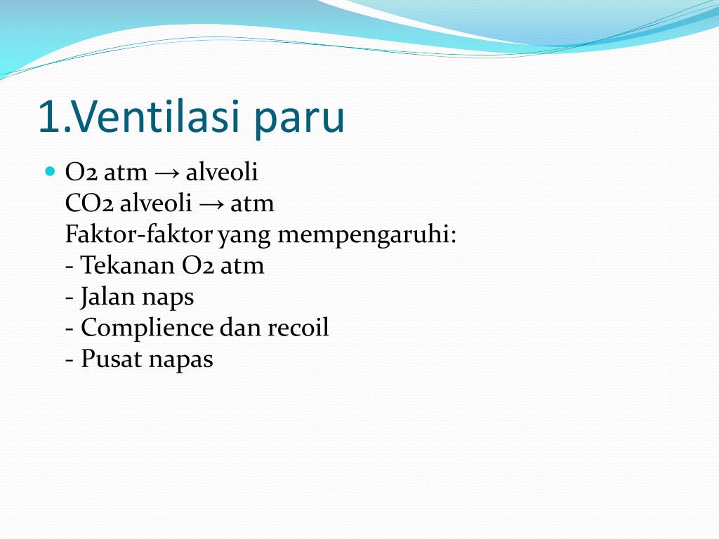 Ppt Ventilasi Perfusi Difusi Powerpoint Presentation Free Download