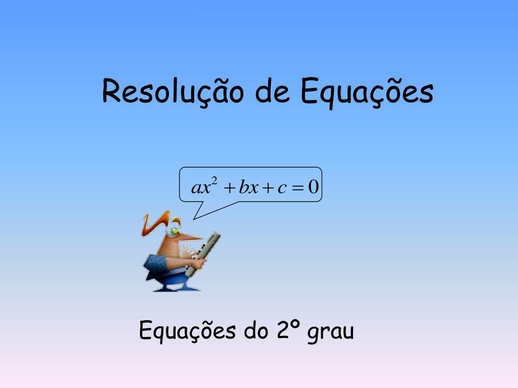 PPT - Resolução de equações PowerPoint Presentation, free download -  ID:6247155