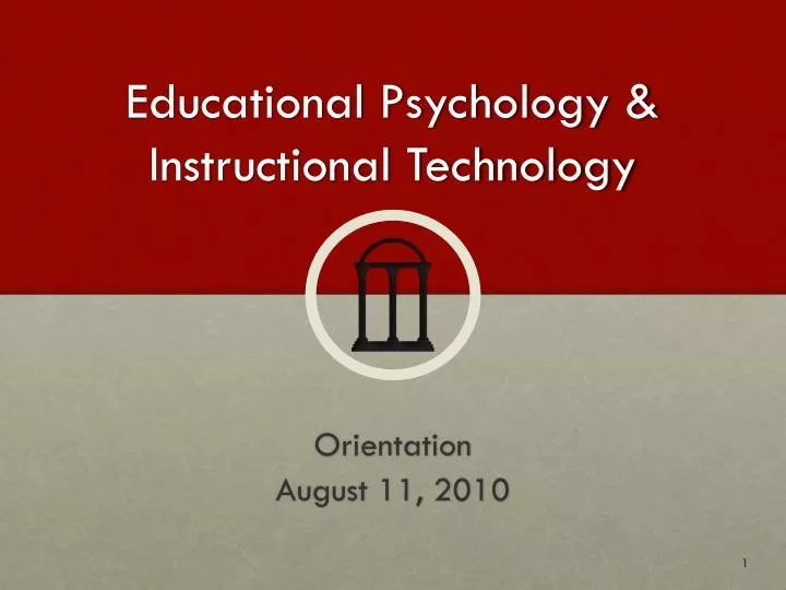 educational psychology instructional technology n.