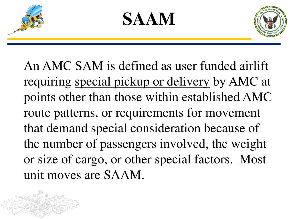 special assignment airlift mission (saam)